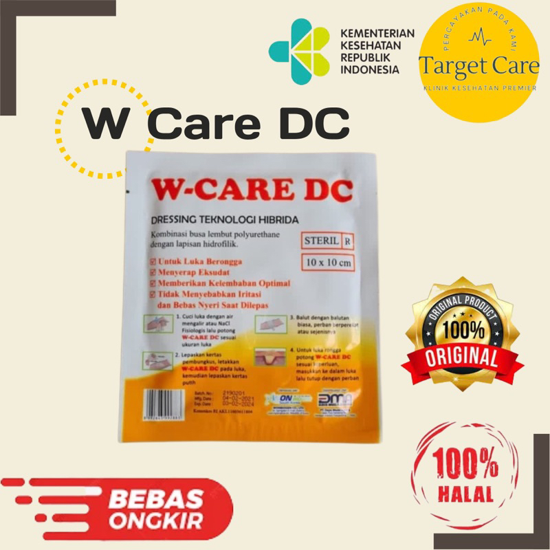 W-CARE DC / WE CARE DC / W CARE DC / WCARE DC perban balutan untuk luka