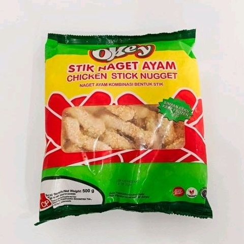 

Okey Nugget Ayam Stik 500g & 1kg