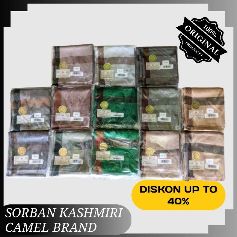 Sorban Kashmiri Camel Brand Asli Import Arab Saudi Original