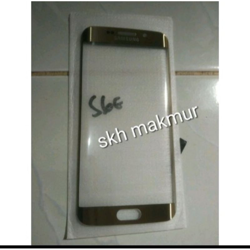 Kaca lcd kaca depan lcd samsung Galaxy S6 edge gold