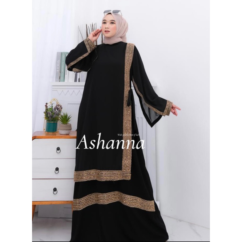 GAMIS ABAYA TURKI HITAM