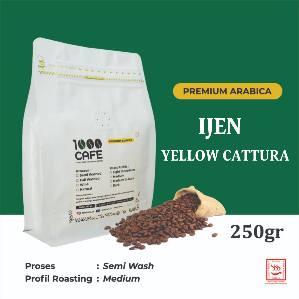 

Kopi Arabica Ijen Yellow Cattura 250 gram