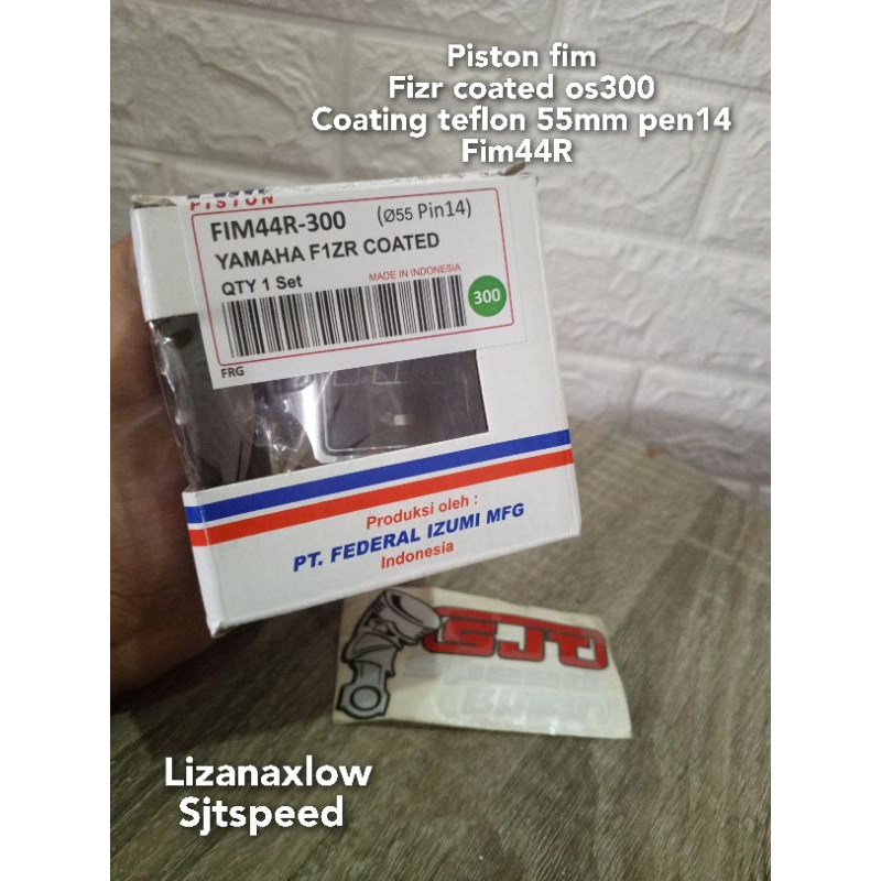piston fim fizr coated os 300 55 mm pen14 fim44R f1zr force1 coating teflon