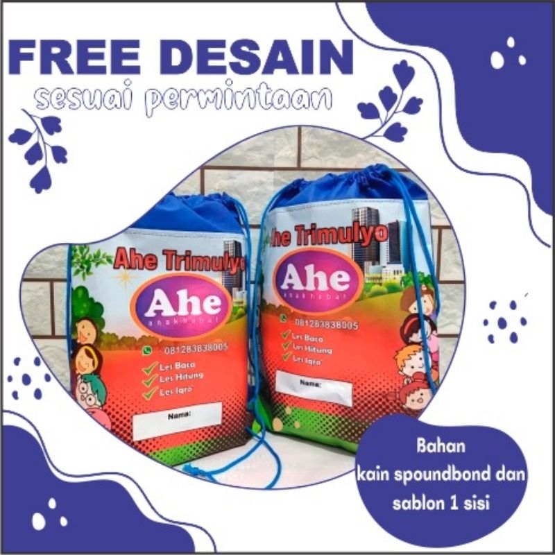 TAS RANSEL AHE TERBARU/PROMOSI USAHA HARGA RESELER