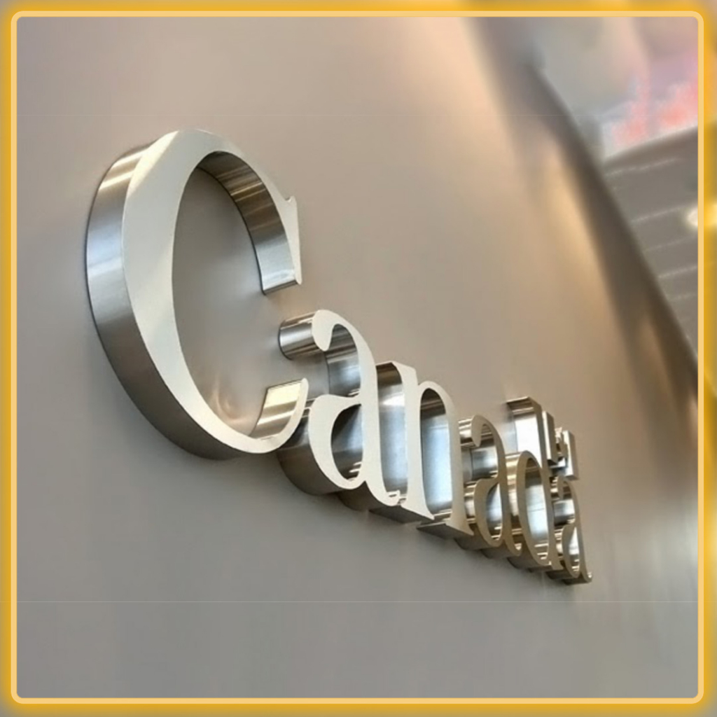 Huruf Timbul Stainless Steel