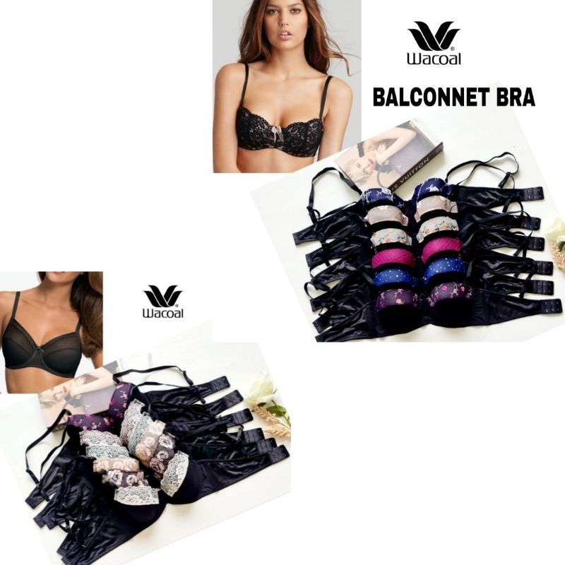 WACOAL BRA LACE BERKAWAT BUSA TIPIS