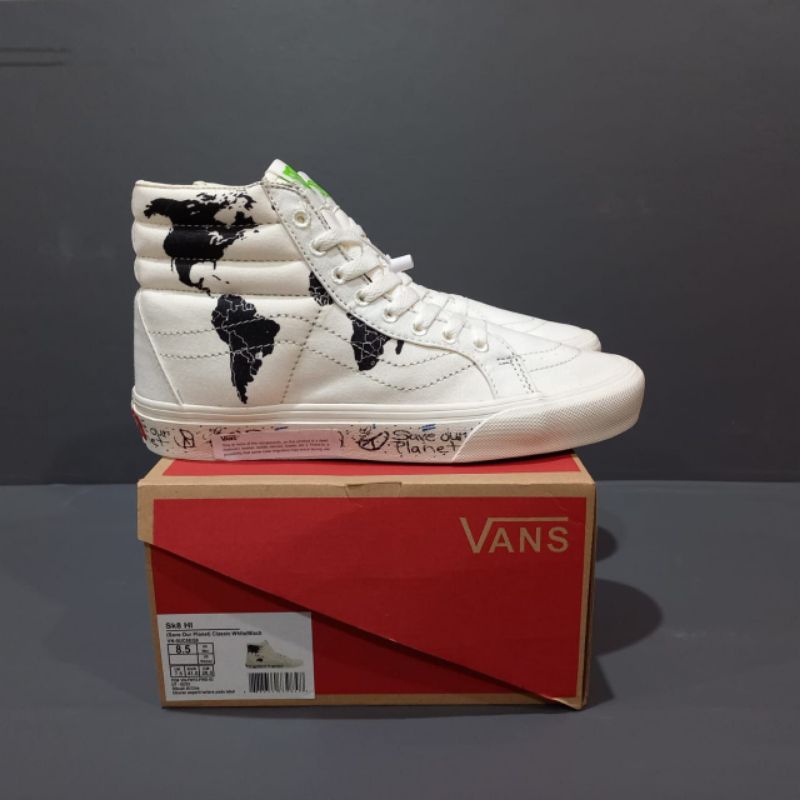 SEPATU SK8 HIGH SAVE OUR PLANET 100% PREMIUM BNIB WAFFLE DT SEPATU PRIA WANITA