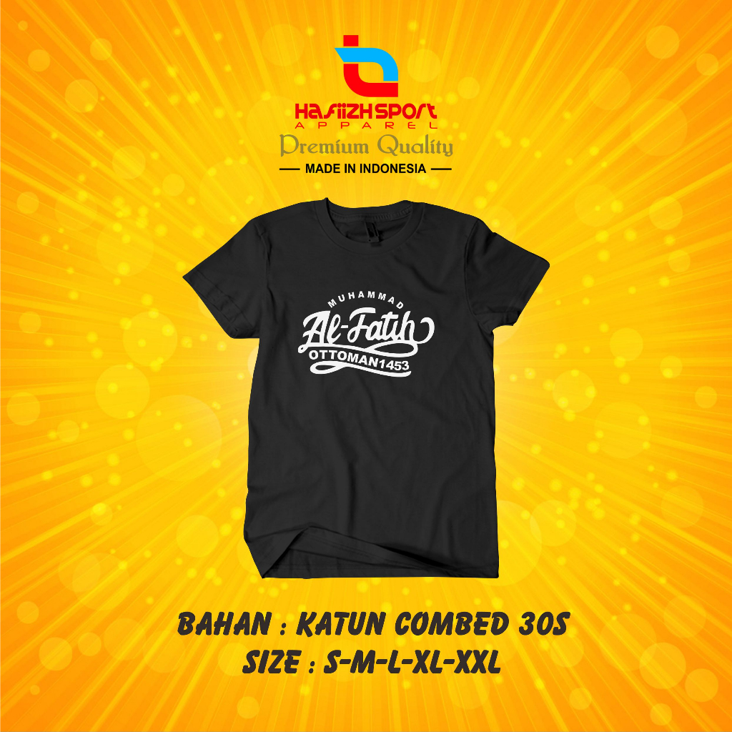 KAOS BAJU MUHAMMAD AL FATIH OTTOMAN 1953 PREMIUM