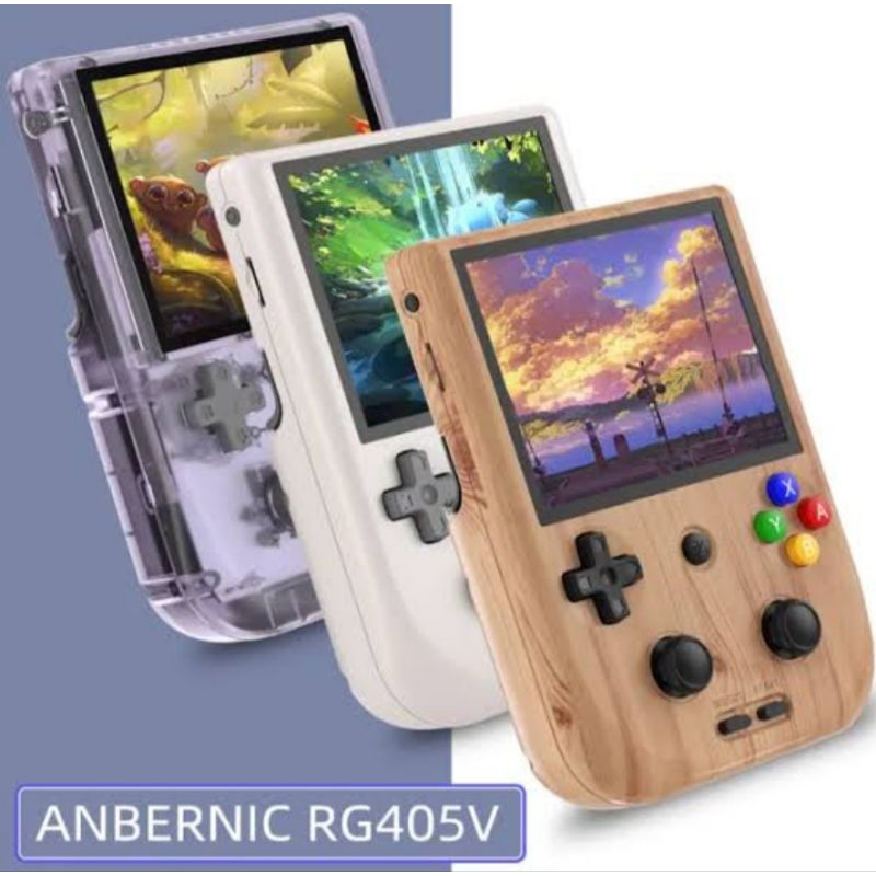 ANBERNIC RG405V 128GB BEST RETRO GAME HANDHELD HIGH PERFORMANCE PS2 PSP PS1 NDS 3DS DC ANDROID LIKE RG405M