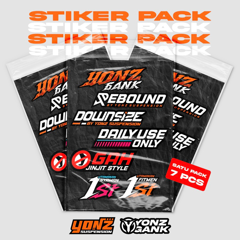 STIKER MOTOR YONZ GANK V 1