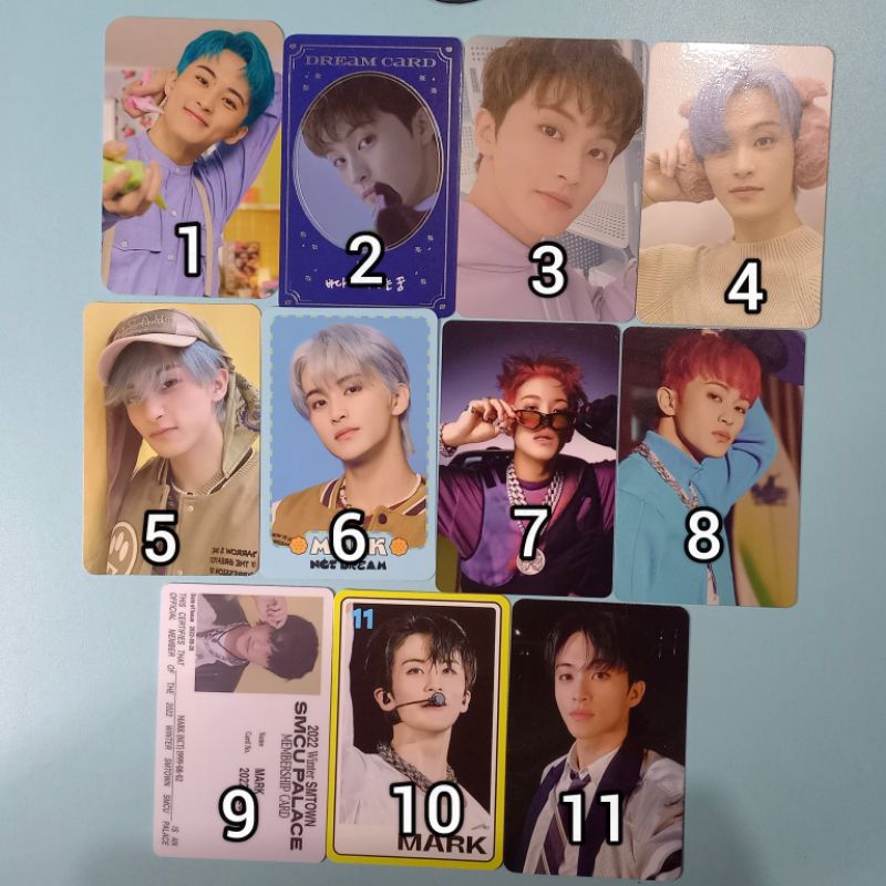 [READY] Photocard (PC) Mark Lee NCT