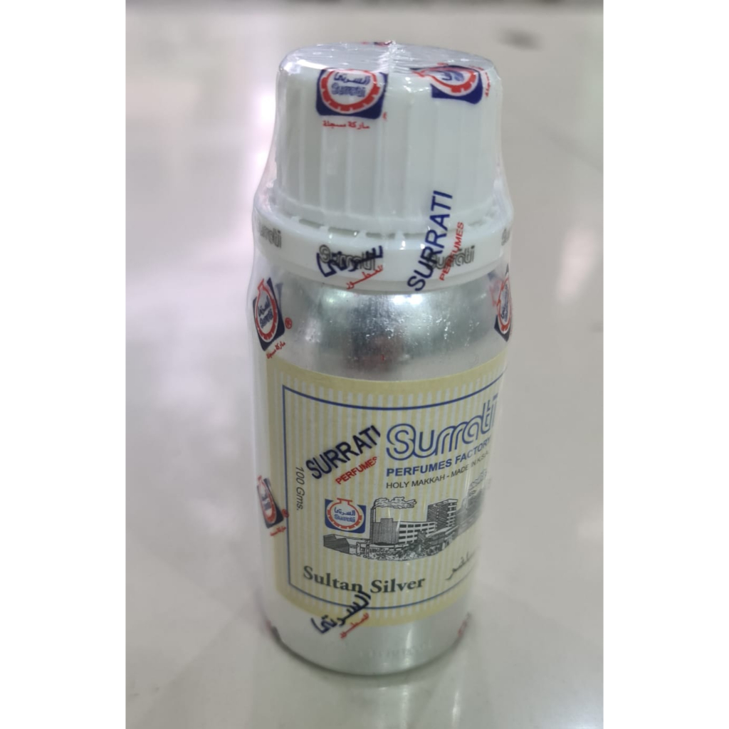 Bibit Parfum Sultan Silver 100ml By Surrati Original Saudi Arabia