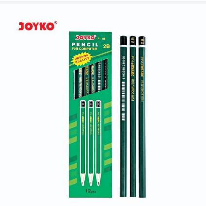 

PENSIL KOMPUTER 2B JOYKO P-88 HIJAU SATUAN LUSIN PACK UJIAN UN SEKOLAH ECERAN MURAH KAYU 88 P88