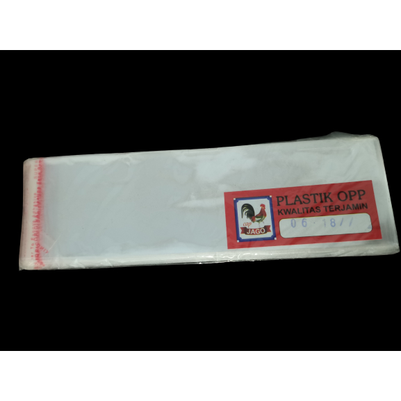 PLASTIK OPP LEM SEAL bungkus sendok 6x18 / Plastik OPP Sendok