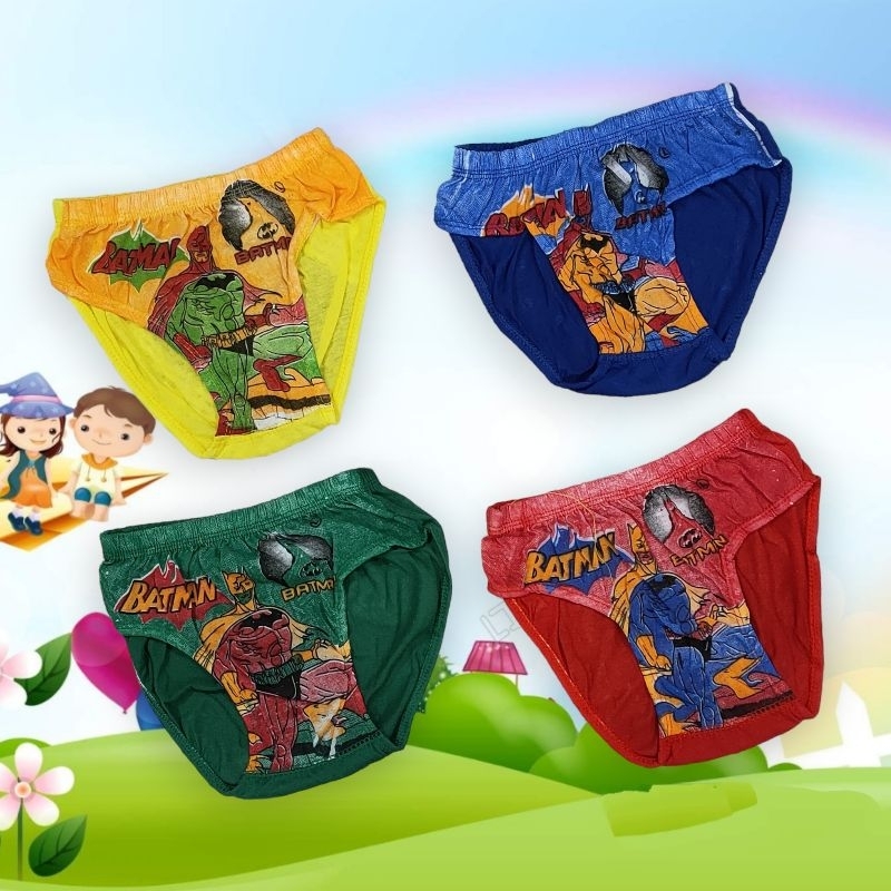 celana dalam anak cowok 3-12tahun