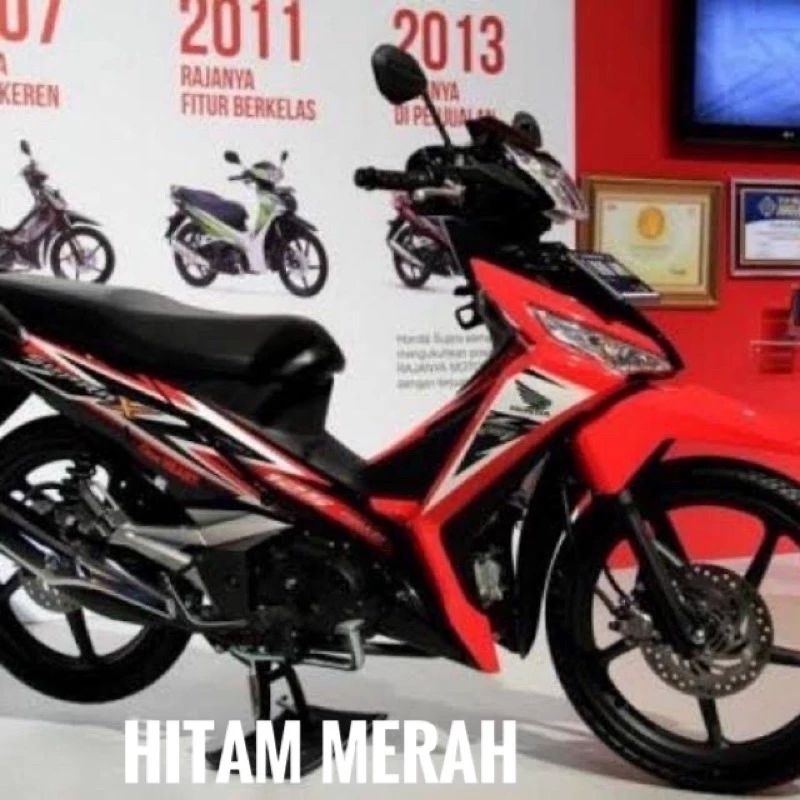 stiker striping supra x 2014 les bodi motor honda supra x 125