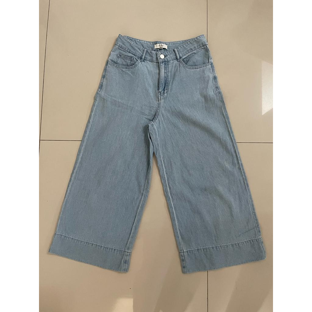 PRELOVED LILY SOGO KULOT JEANS / CELANA PANJANG DENIM / DENIM PANTS