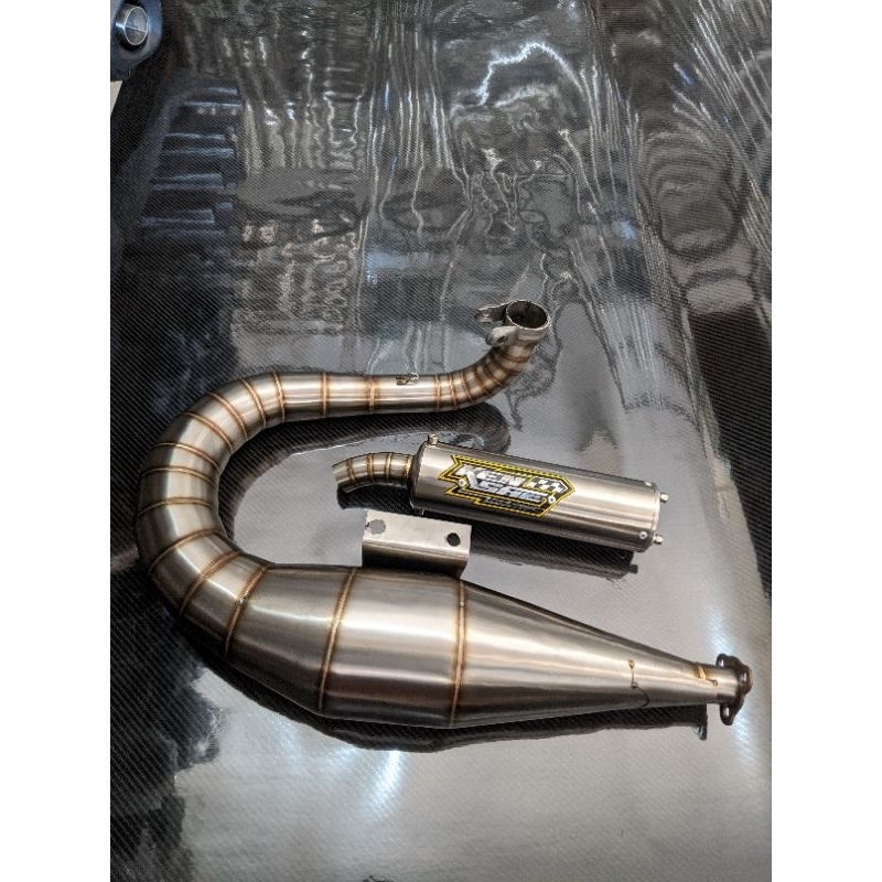 knalpot racing vespa buang kiri