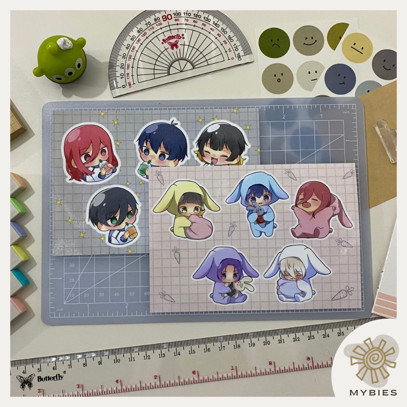 

Sticker Chibi Blue Lock Baby Bunny Kiss Cut (5pcs)