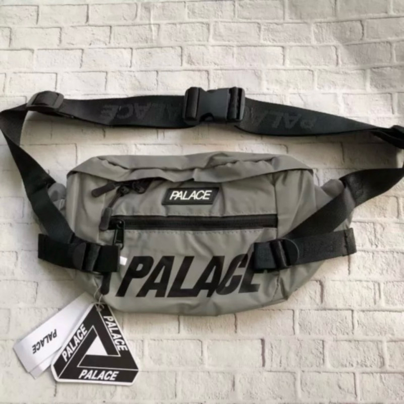 PalaceReflective Waistbag Grey Reflective Tas Pinggang Pria