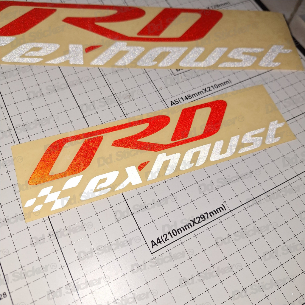 Jungle_Shop_ Ord Exhaust Logo Stiker Mobil