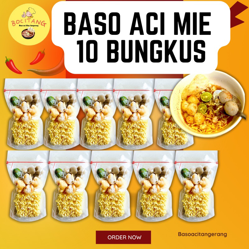 

10 BUNGKUS CUANKI MIE MAKANAN INSTAN PAKET USAHA