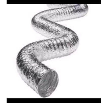 Selang fleksibel Cerobong asap exhaust 4 Inchi 100 mm/cerobong asap