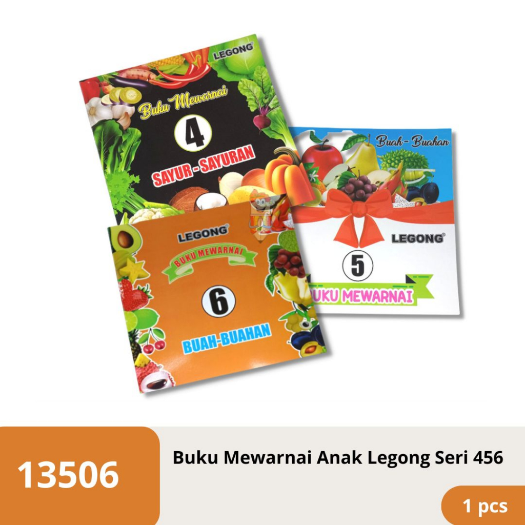 

Buku mewarnai anak / coloring book for kids Legong Seri 4 5 6