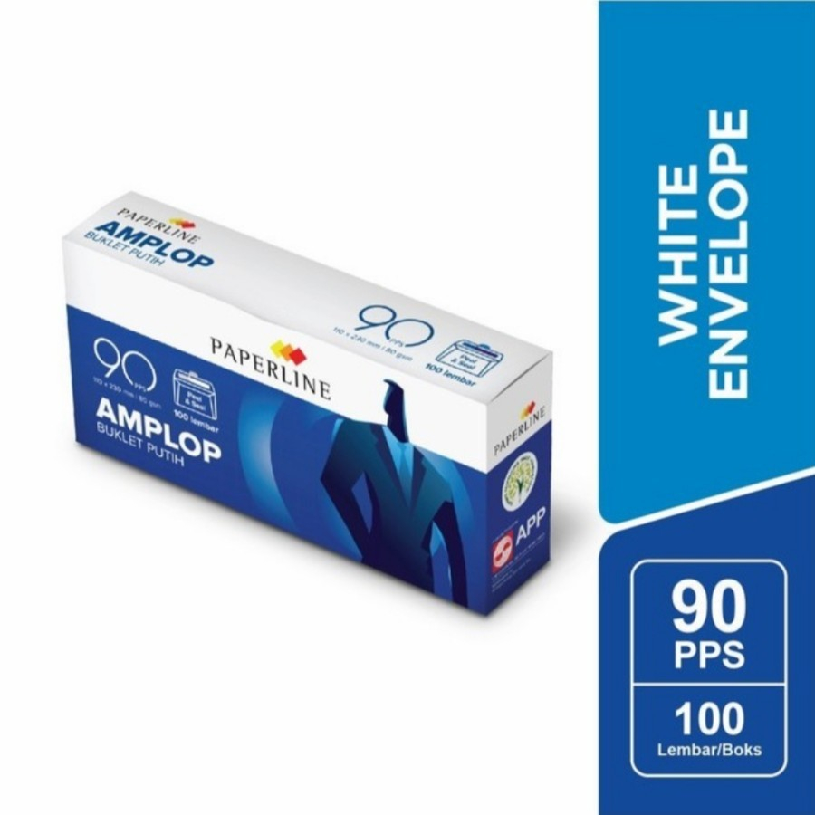

AMPLOP PAPERLINE KABINET 110 X 230 MM / amplop paperline 90pps 110 x 230 mm