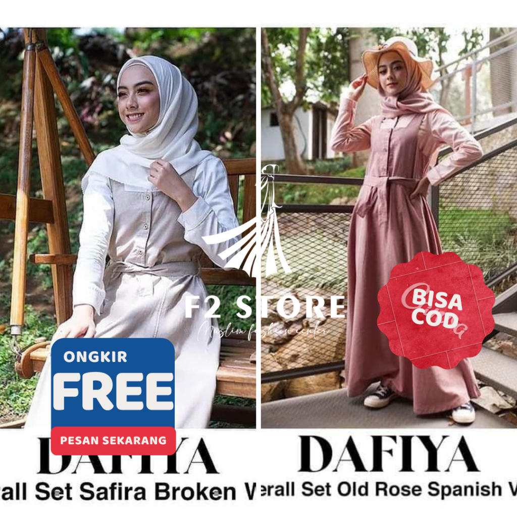 FASHION MUSLIM DRESS MUSLIM GAMIS UPMORE DAFIYA ORIGINAL