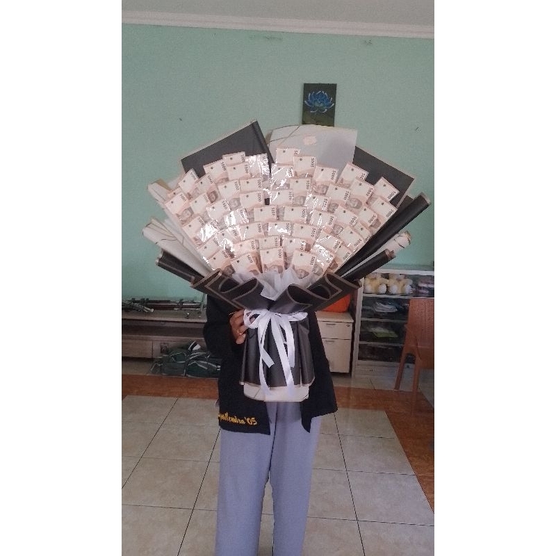 buket uang jombo 5rb isi 50 lembar
