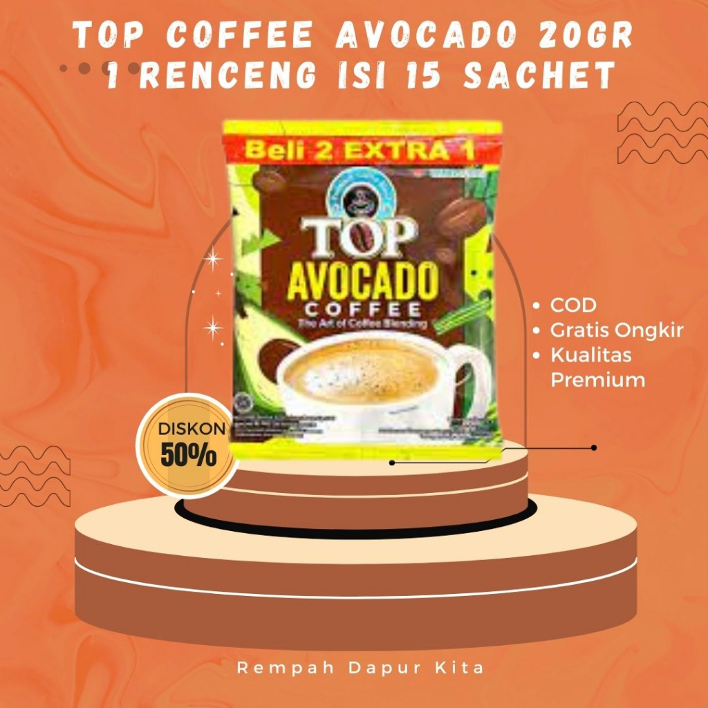 

TOP COFFEE AVOCADO 15 SACHET X 2O GRAM