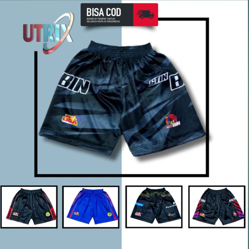 Celana Volly Celana pendek Voli untuk pria wanita motif proliga Stin Bin fullprinting kualitas bahan