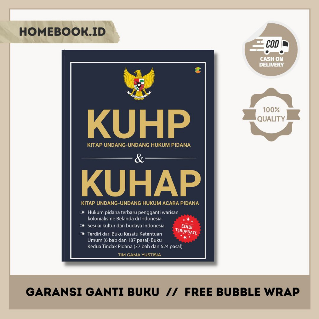 BUKU HUKUM : KUHP & KUHAP