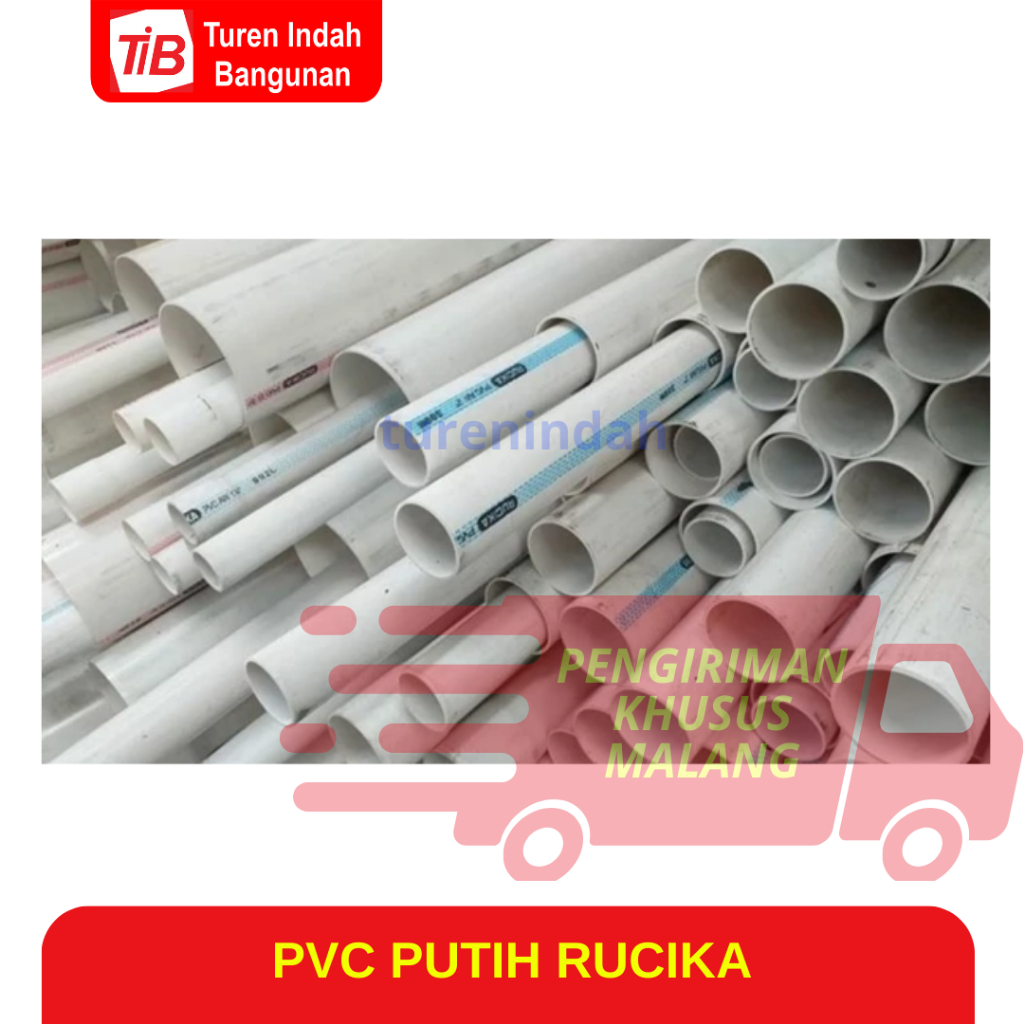TIB - PVC RUCIKA AW - PIPA PVC RUCIKA - PIPA RUCIKA - PIPA PUTIH RUCIKA - PIPA RUCIKA 1/2"