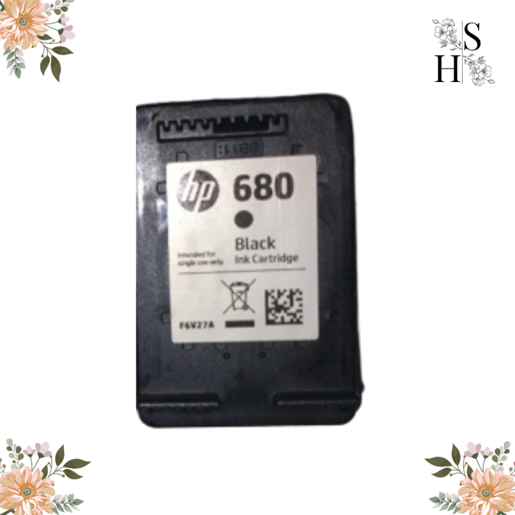PRELOVED - HP Cartridge 680 | Cartridge 680 Bekas | Hitam
