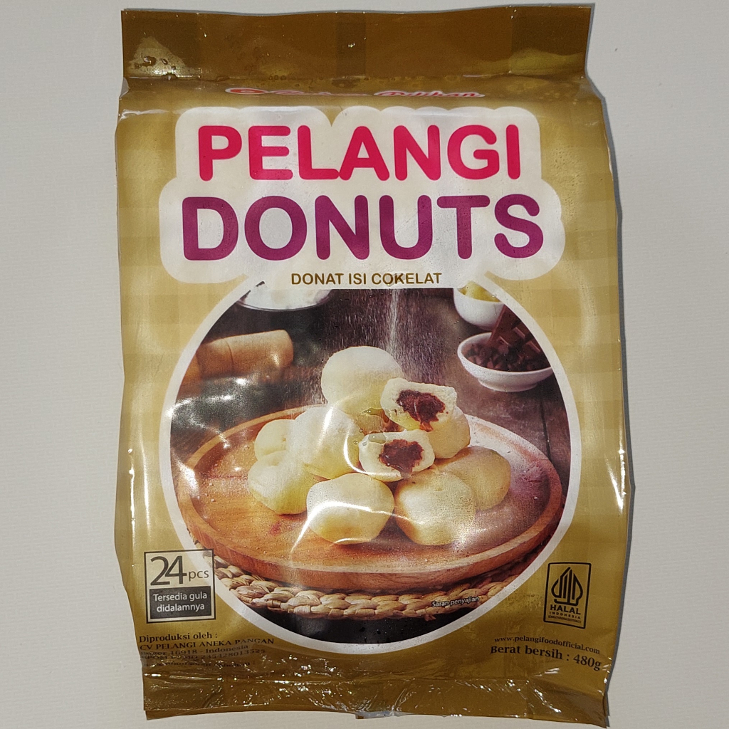 

Donat Kentang Isi Coklat Pelangi 24 Pcs 480 Gr