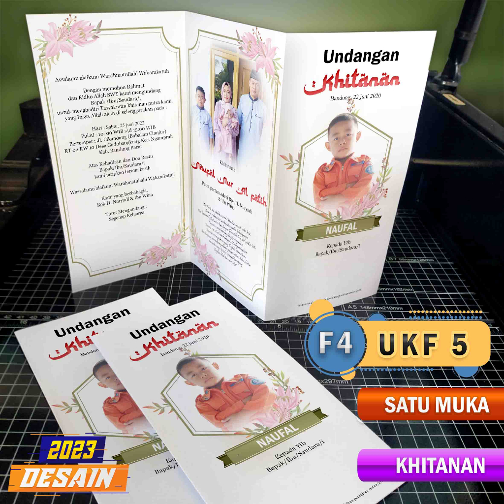 UNDANGAN KHITANAN MURAH / UNDANGAN UNIK / UNDANGAN KEKINIAN
