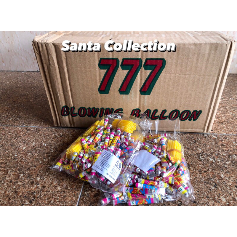 Balon 777 Kartonan / Balon Tiup Jadul 777 / Blowing Balloon