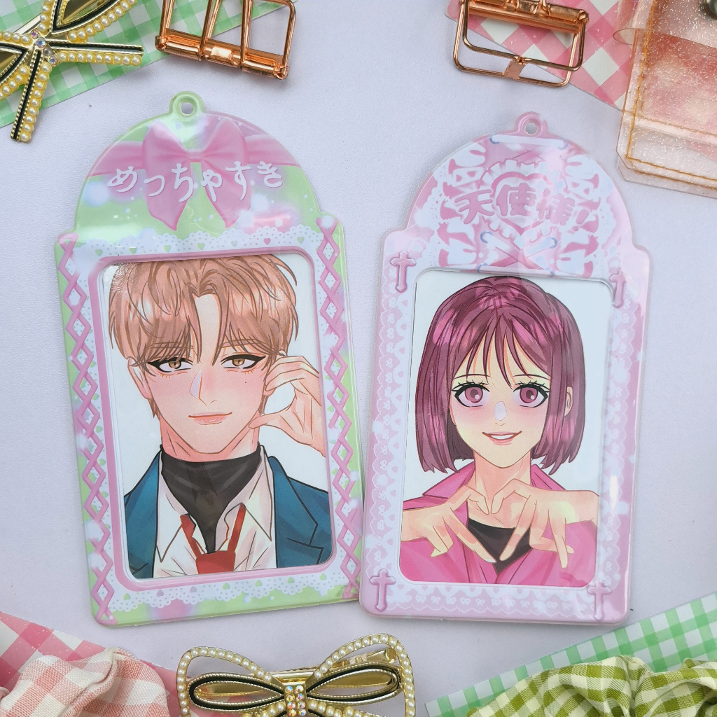 webtoon Operation true love photocard deco by onintwin / keychain Dohwa , Eunhyeok, SooAe