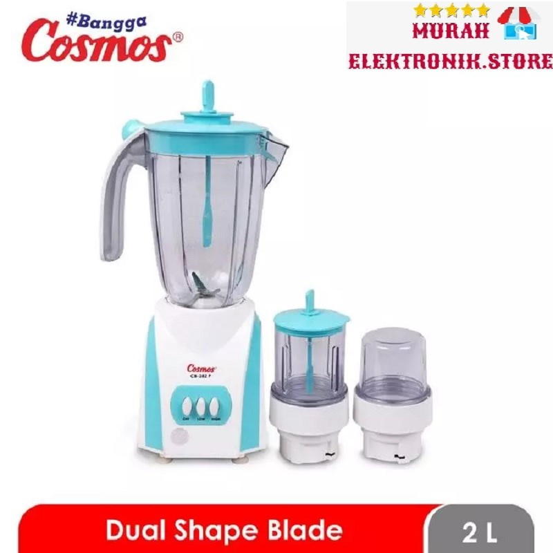 Cosmos Blender Plastik 3in1 CB 282 P / Blander Cosmos ORIGINAL CB-282P / Blender Murah Cosmos 3in1 P
