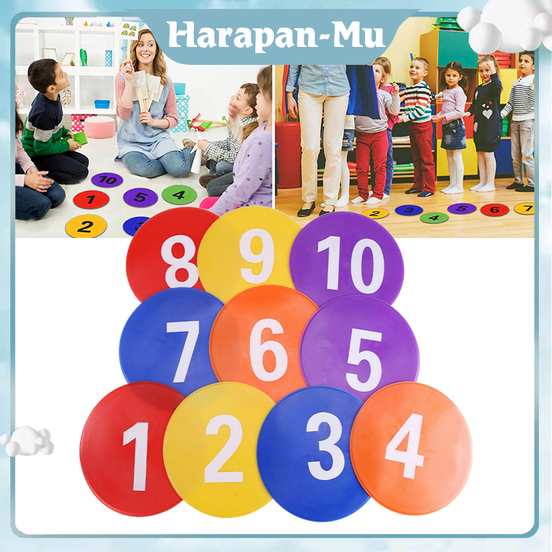 Speeds Agility Training Marker Flat Disc 1 Set Penanda Olahraga Futsal Marker