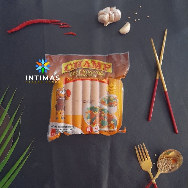 

Champ Beef Sausage Sosis Sapi 375g