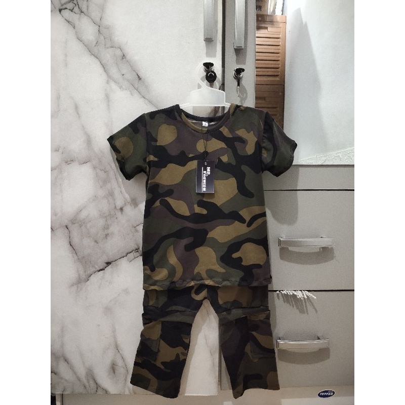 baju anak , baju loreng, baju loreng anak, baju loreng setelan anak ,baju army anak, baju tentara an