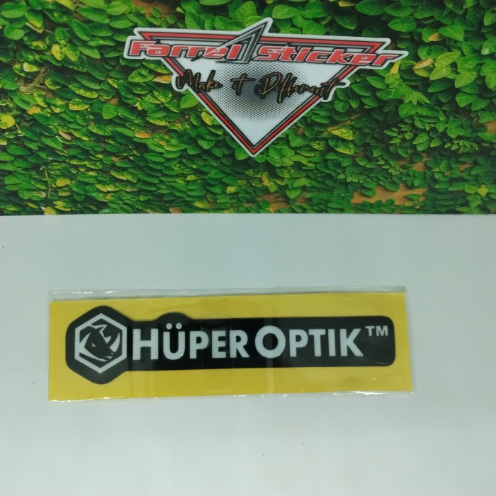 Sticker Huper Optik Premium stiker kaca film embos