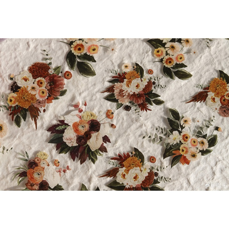 

Pearl Floral Leaves Autumn PET Tape