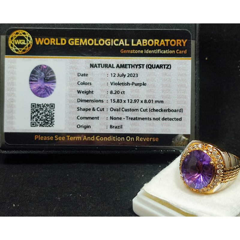BATU KECUBUNG AMETHYST ASLI NATURAL TOL QUALITY SIAP PAKAI LENGKAP DENGAN SERTIFIKAT LAB