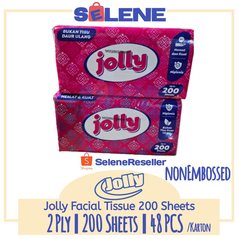 Tissue Facial Jolly 200sheet/Jolly 180 sheet