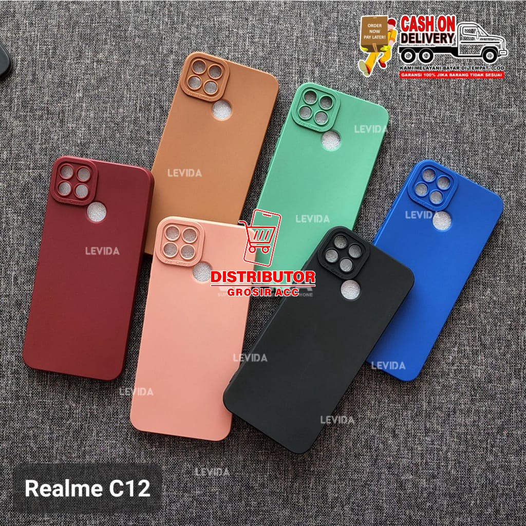 REALME C12 CASE MACARON PRO CAMERA CASE REALME C12
