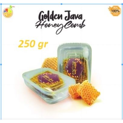 

(250 gram) Sarang Madu Murni Berkualitas / Raw Honey Comb Quality